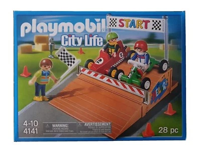 Playmobil 4141 City Life Seifenkisten Rennen Kart Gokart mit Rampe und Zubehör - Bild 1 von 2