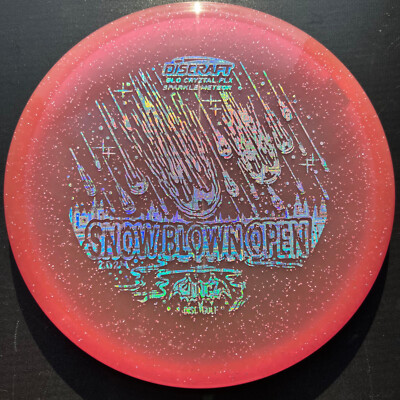 New PINK Discraft GLO Cryztal FLX Sparkle Meteor * Glows * Pick Stamp