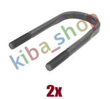 2x LEAF SPRING SHACKLE M24X3MM 128MMX285MM FITS BPWS