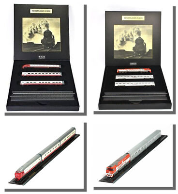 T-Shirt Edelweiss + The Ghan, 2 tolle Züge Set Z Stichprobe 1/220 Maßstab Brandneu