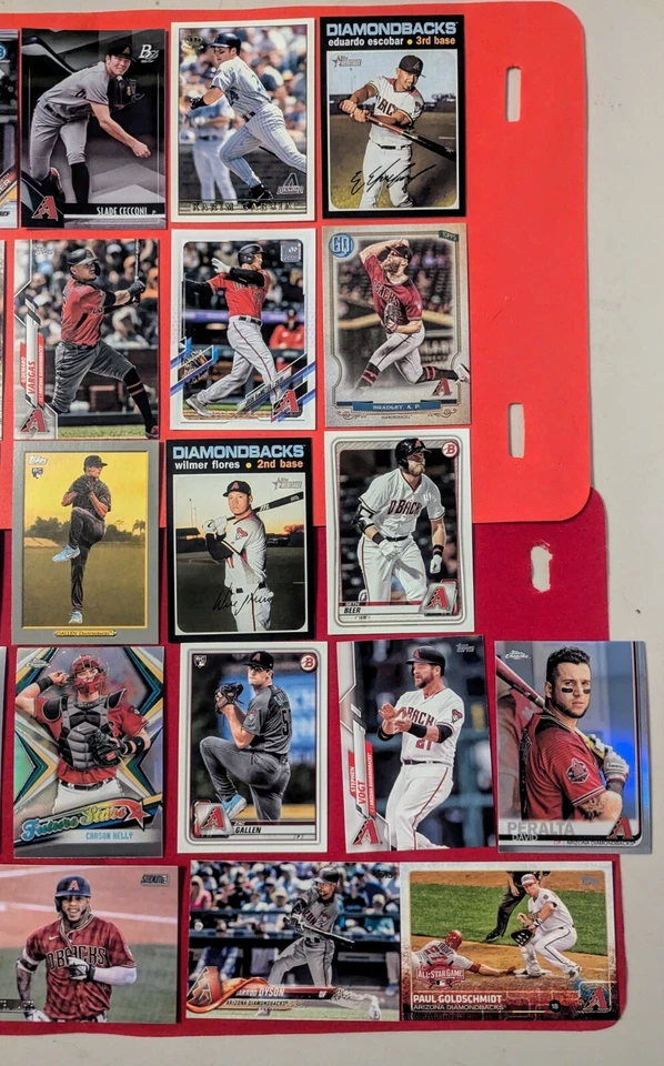 Arizona Diamondbacks 30 Card Lot Rookie/Color/Insert - Image 4 of 4