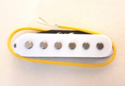 Open Box- Pickup SQUIER STRATOCASTER - Bridge - Alnico 5 - Gealtert Weiß