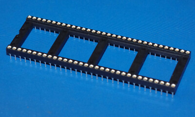 2 Stück DIP64 IC Sockel - PRÄZISIONSSOCKEL FÜR MC68000/68010 CPU - Pitch 2,54mm