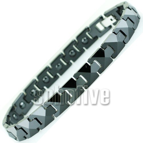TCMB6511 Ceramic Magnetic Bracelet 21 Hematite Magnets L 8" x W 5/16" Sales! - Picture 1 of 1