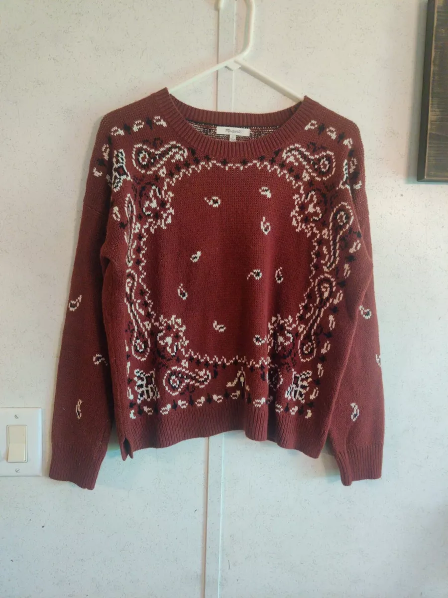 Madewell bandana shop sweater