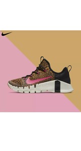 2020 wmns free metcon 3 leopard print