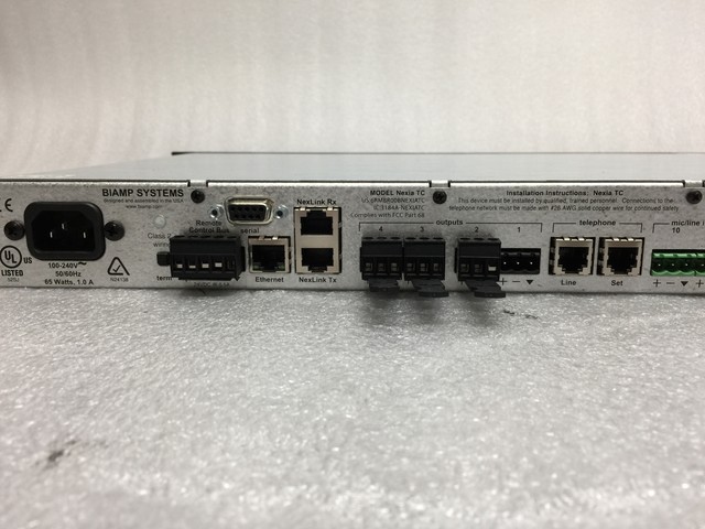 Biamp nexia tc