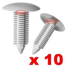 LAND ROVER DEFENDER 90 110 DISCOVERY 2 CLIPS HEAD LINING ROOF TRIM FIR TREE GREY