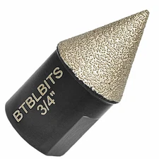 20mm Diamond Beveling Chamfer Cone Bit Milling Ceramic Tile Granite Hole Saw 3/4