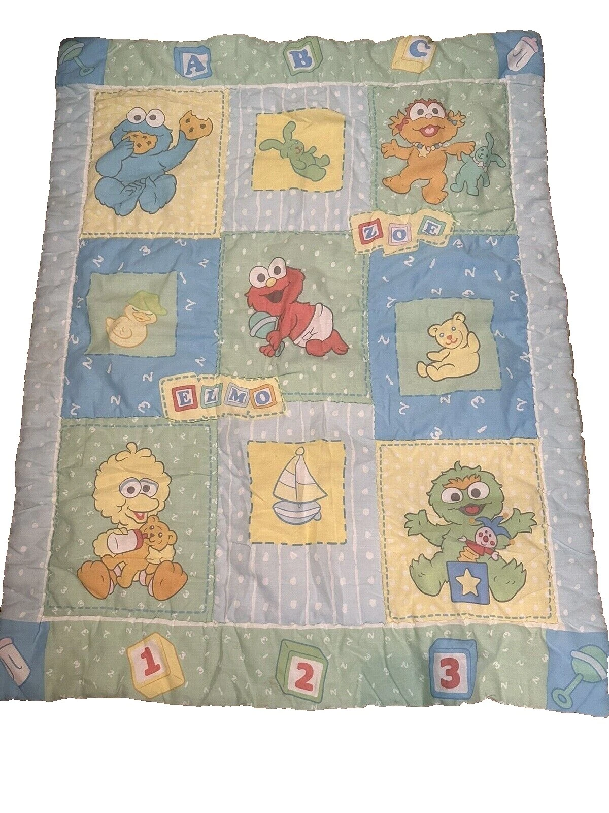 Handmade Sesame Street Ropa de cama de vivero