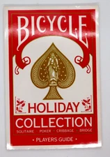 Book Bicycle Holiday Collection Solitaire Poker Cribbage Bridge Players Guide