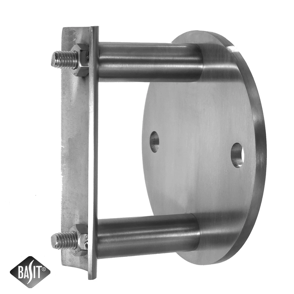 Edelstahl Geländer Bodenanker Pfostenträger Wandanker Pfostenhalter Rohr PT10