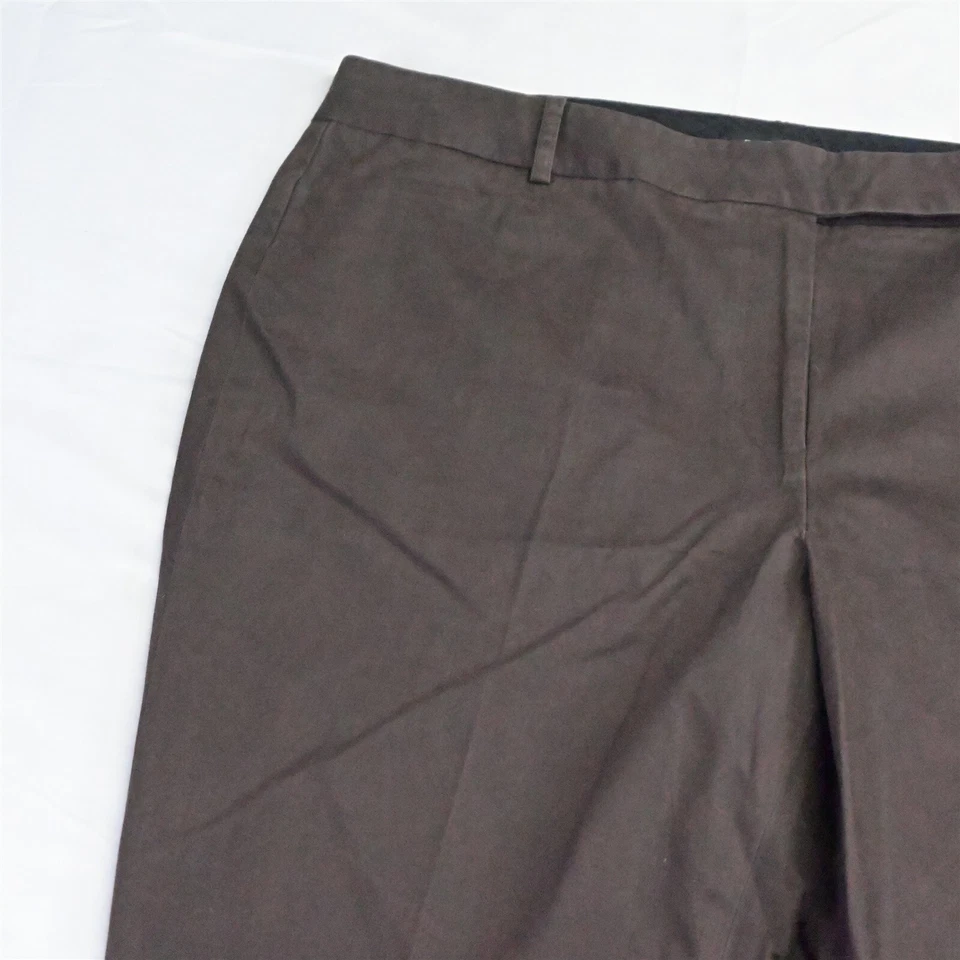 NEW Talbots 16 Brown Heritage Bootcut Trouser Womens Stretch Dress Pants - Image 2 of 4