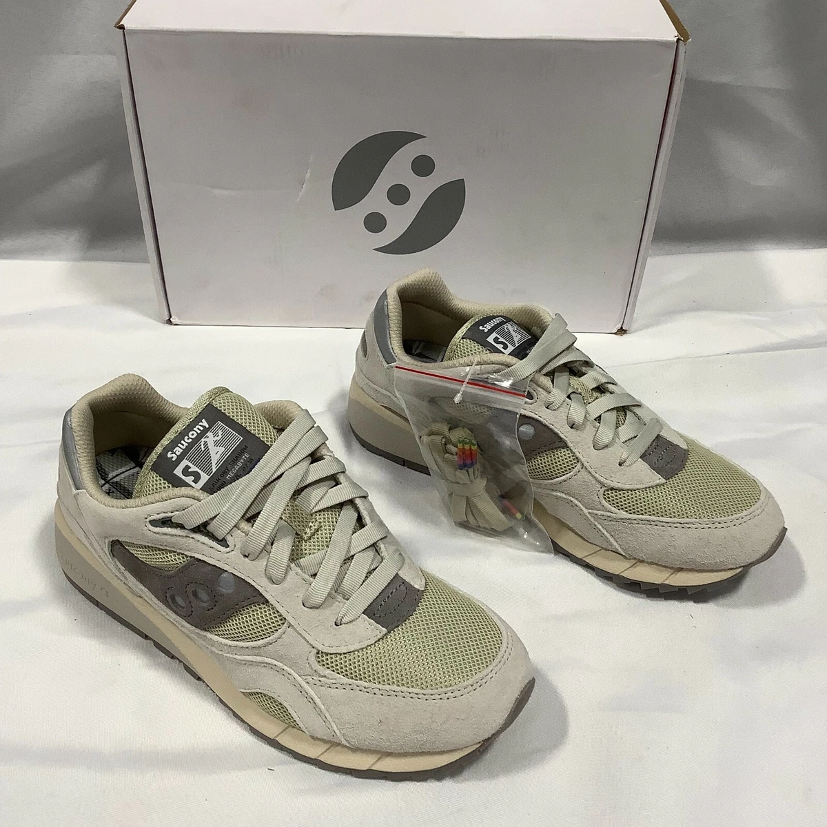 Saucony Mens Shadow 6000 S70571-2 Lace Up Low Top Grey Blue Sneaker Shoes  Sz 7 M | eBay