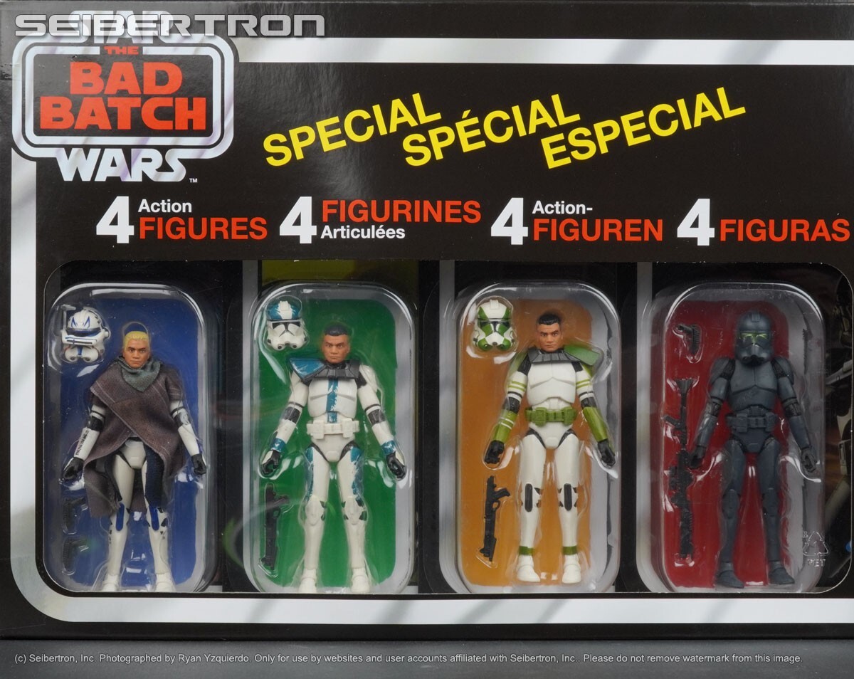 Star Wars BAD BATCH Vintage Collection Action Figure 4-Pack Hasbro