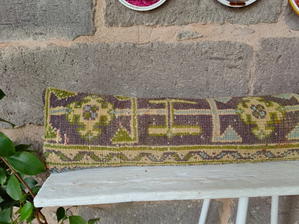 ALMOFADA LONGA BOLSTER TAPETE TURCO TRAVESSEIRO CAMA LONGA TRAVESSEIRO LONGO DECORAÇÃO TRAVESSEIRO LOMBAR - Imagem 4 de 4