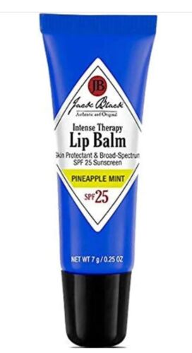 NEW Jack Black Intense Therapy Lip Balm Pineapple Mint SPF25 FULL SZ 7g - Afbeelding 1 van 1