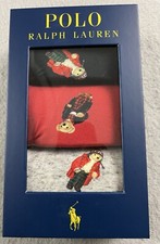 POLO RALPH LAUREN Men's 3 -Pack Polo BEAR Boxer Brief Size Large Cotton NWT