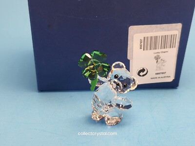 Swarovski Crystal Kris Bear Lucky Charm Ornament - # 5557537 | eBay