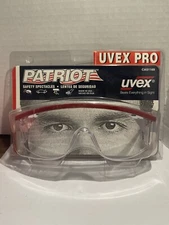 Uvex Safety Glasses Patriot Red USA Adjustable In Box