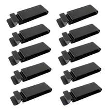 Black Tactical Metal Spring Belt Holster Sheath Clip Hook Buckle Leather Craft