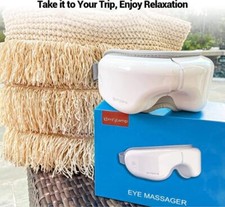 Comfytemp Eye Massager with Heat Vibration Smart Eye Massager for Migraines