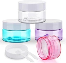 Cosywell Travel Jars Containers Cream Jars for Toiletries TSA Approved 1Oz 4 