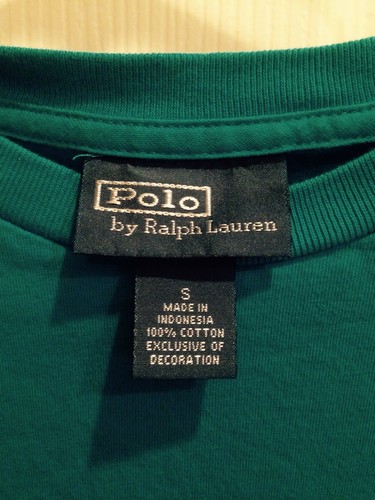 Ralph Lauren Polo Herren Vintage Teal/Dark Aqua Gr. S ~ tolle Farbe! - Bild 4 von 6