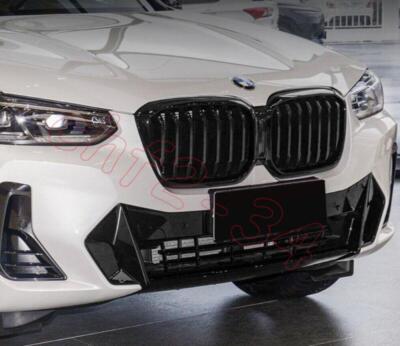 Front Spoiler Für BMW X5 G05 LCI M Sport 2023-2024 - Glänzend Schwarz ABS Lip