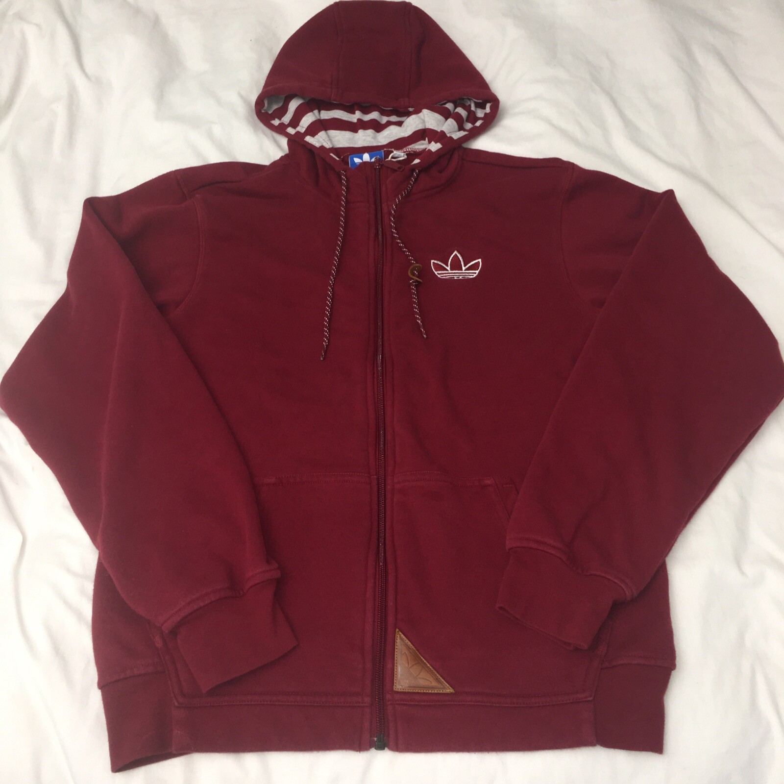 Adidas Hoodie Sweatshirt Jacket Full 