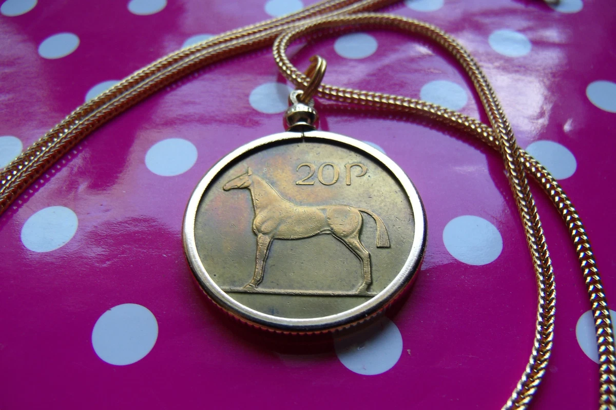 Old Irish coin 20p Horse Twenty Pence 1986 - 2000 | UK