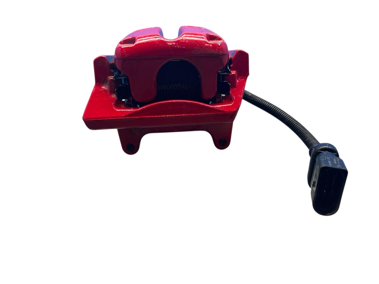 2006-2012 BENTLEY CONTINENTAL REAR RIGHT BRAKE CALIPER W/ BRAKE ACTUATOR | RED