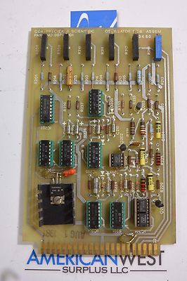 GCA Precision Scientific 00772901 Oscillator Printed Circuit Board 