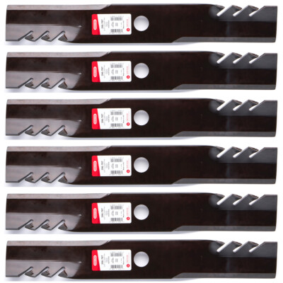 6PK Oregon G6 Gator Blade for 60'' Kubota - RCK60P-21Z, RCK60P-227Z, RCK60P-28Z