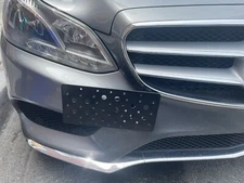 Bumper Tow Hook License Plate Mount Bracket for Mercedes E-Class W212 2010-2016