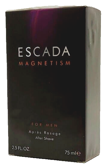 ❤️ ESCADA MAGNETISM,AFTER SHAVE, 2.5 Fl.oz.75ml,SPLASH,sealed