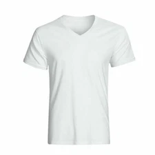 Giovanni S-XL Cotton Undershirt for Men White - Pack of 3