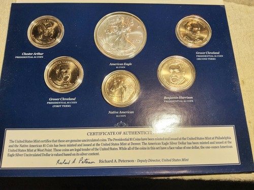 (5) DIFFERENT 2012-2016 UNITED STATES MINT ANNUAL UNCIRCULATED DOLLAR COIN SETS - Picture 4 of 16