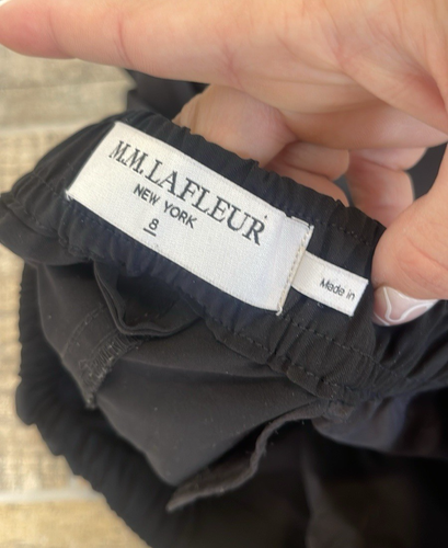MM LaFleur Black Colby Jogger Origami Tech Womens Size 8 - Picture 8 of 12