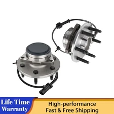 2WD Pair Front Wheel Bearing Hub for Chevy GMC Silverado Yukon Tahoe Sierra 1500