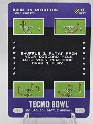 2026 Bo Jackson Battle Arena Tecmo Back in Rotation SSP Play