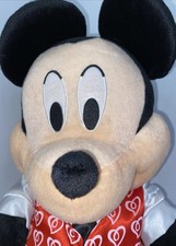 Gemmy Plush Mickey Mouse Standing Door Greeter Valentines Day Disney 22 In Tall