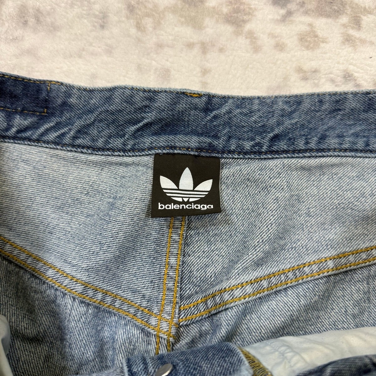 Authentic Balenciaga X Adidas Baggy Jeans S | eBay