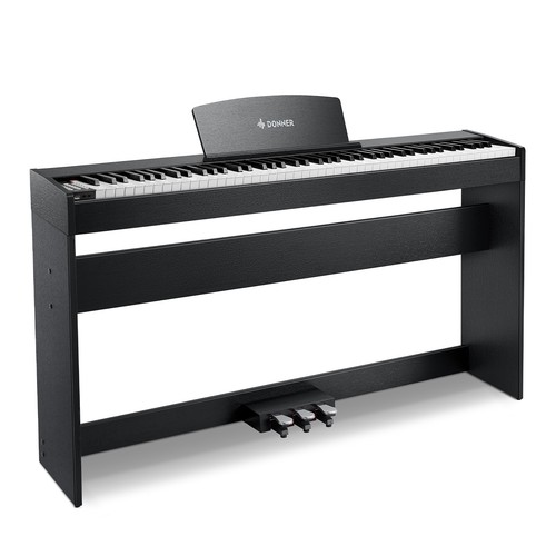 🎹 Donner DDP-50 Lite Digital Piano Weighted Keyboard With Stand Sustain Pedal