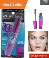 8X Volume Waterproof Fiber Mascara with Spoon Brush - Very Black  Washable