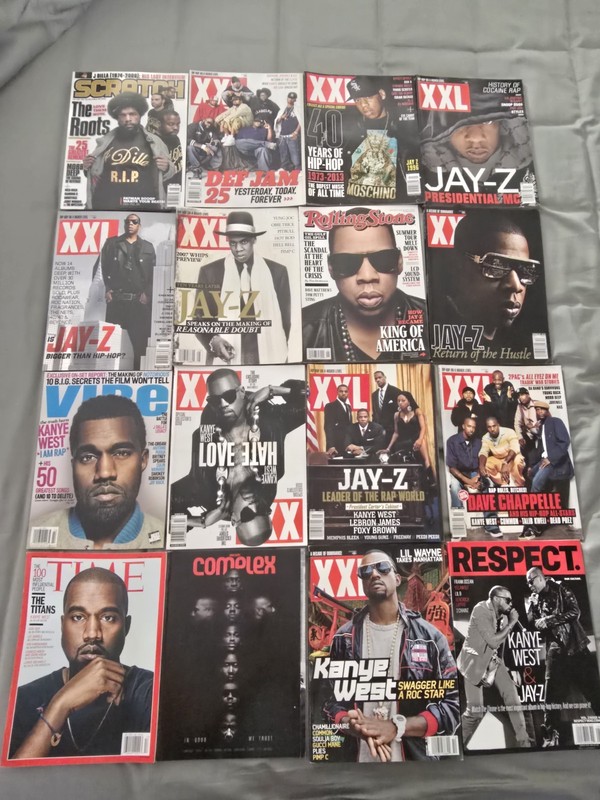 Lot of 16 Hip Hop Magazines XXL & Others. Kanye West Jay-Z 