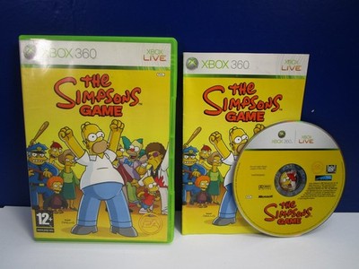 XBOX 360 THE SIMPSONS SPIEL VIDEOSPIEL Microsoft KOSTENLOSER UK-VERSAND