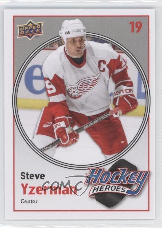 Steve Yzerman #HH7 2010-11 Upper Deck Hockey Heroes: Steve Yzerman