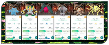 Pokémon Go Non-Shiny Regi-Brothers with Spec...