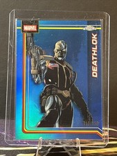 2026 topps chrome marvel Deathlok Blue /150 Refractor #109